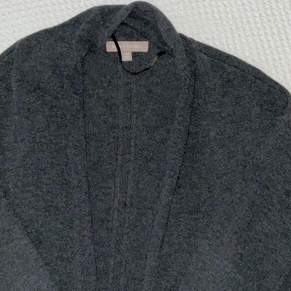 Banana Republic Women’s Open Cardigan Sweater w/ Side Zips. Grey. XS - Picture 14 of 16